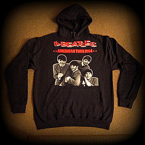 Beatles - 1964 American Tour / Two Sided Printed  Hoodie / With Tour Dates 